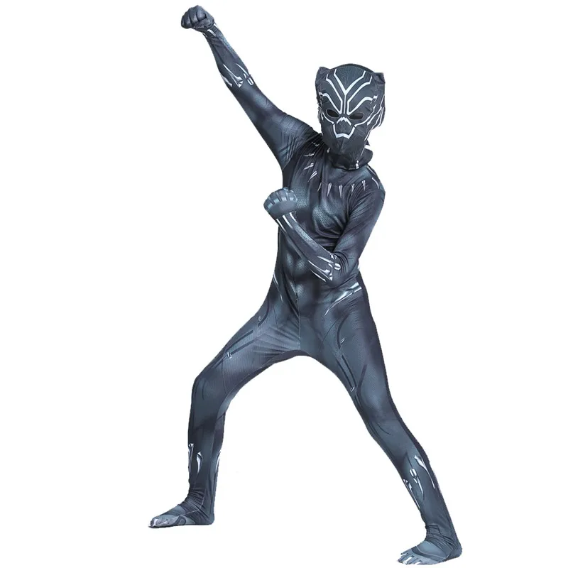 3-12Y Boy's Black Panther Cost - Black Face Mask Pack recension och pris