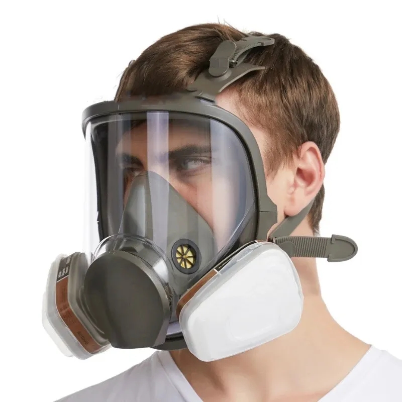 Large Size 6800 Gas Mask Full  - Kn95 Respirator Mask recension och pris