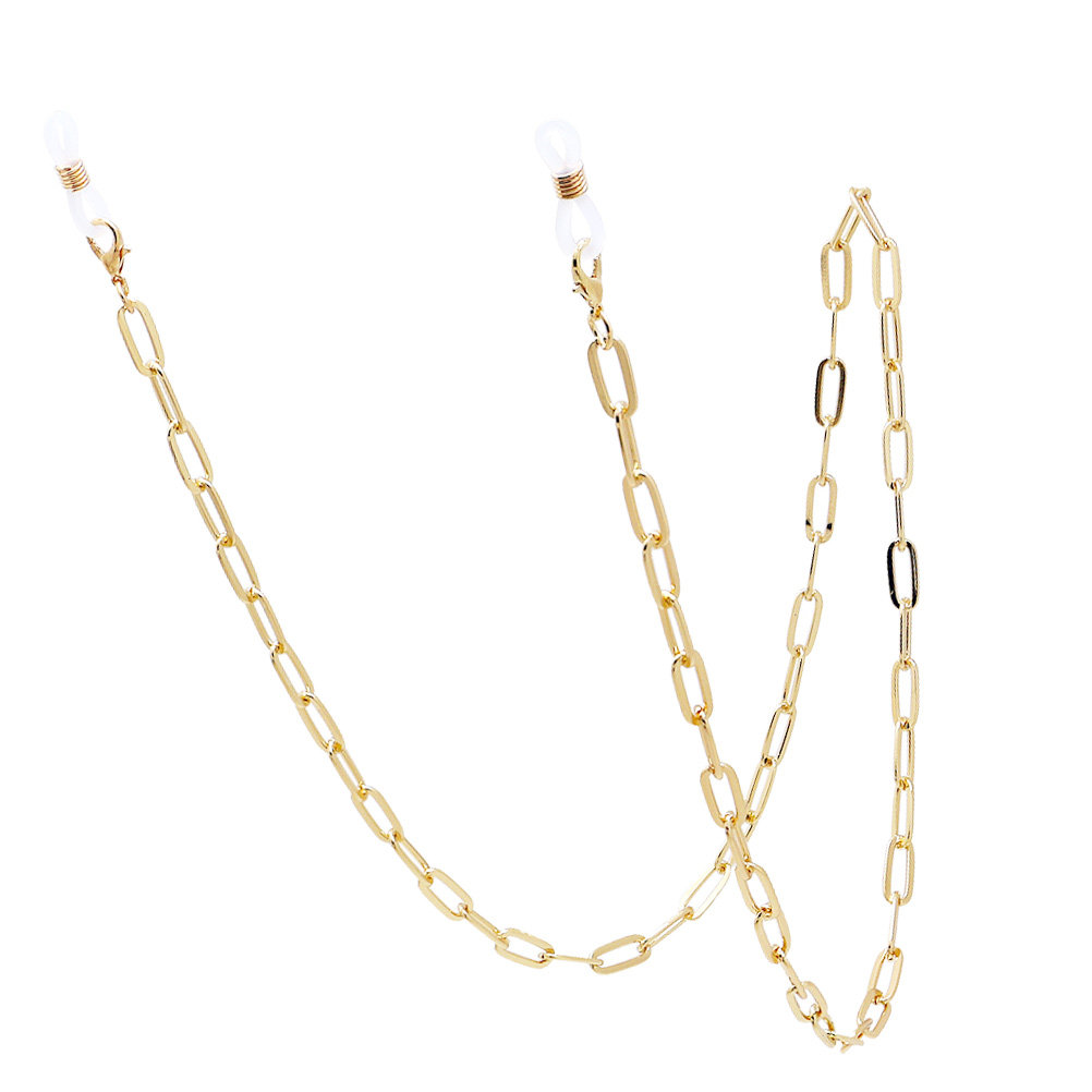 Golden Safety Mask Holder Lany - Mask Chain Holder recension och pris