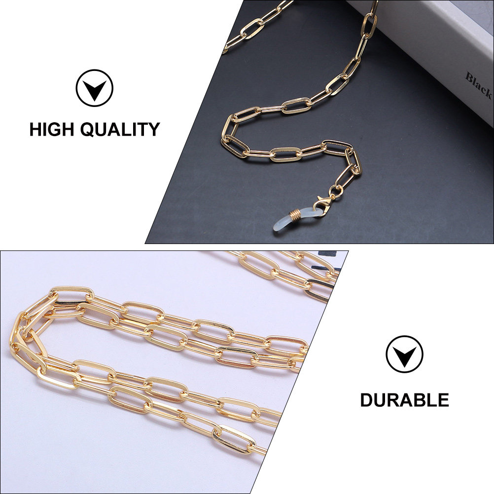 Golden Safety Mask Holder Lany - Mask Chain Holder recension och pris