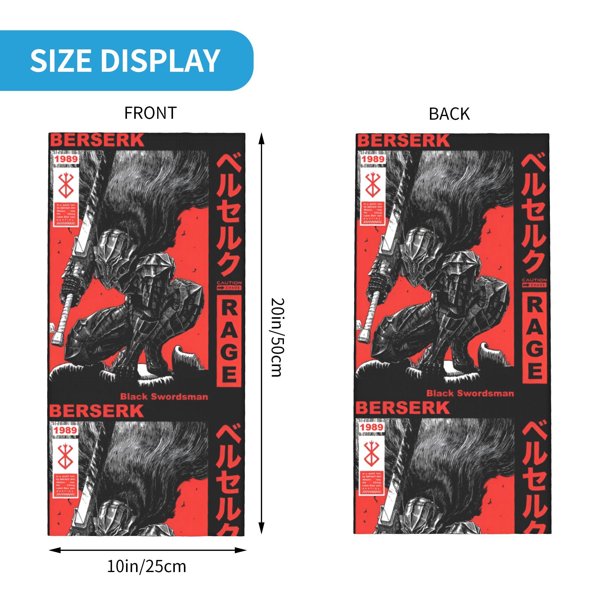 Custom B-Berserks Bandana Neck - Neck Gaiter Face Cover recension och pris