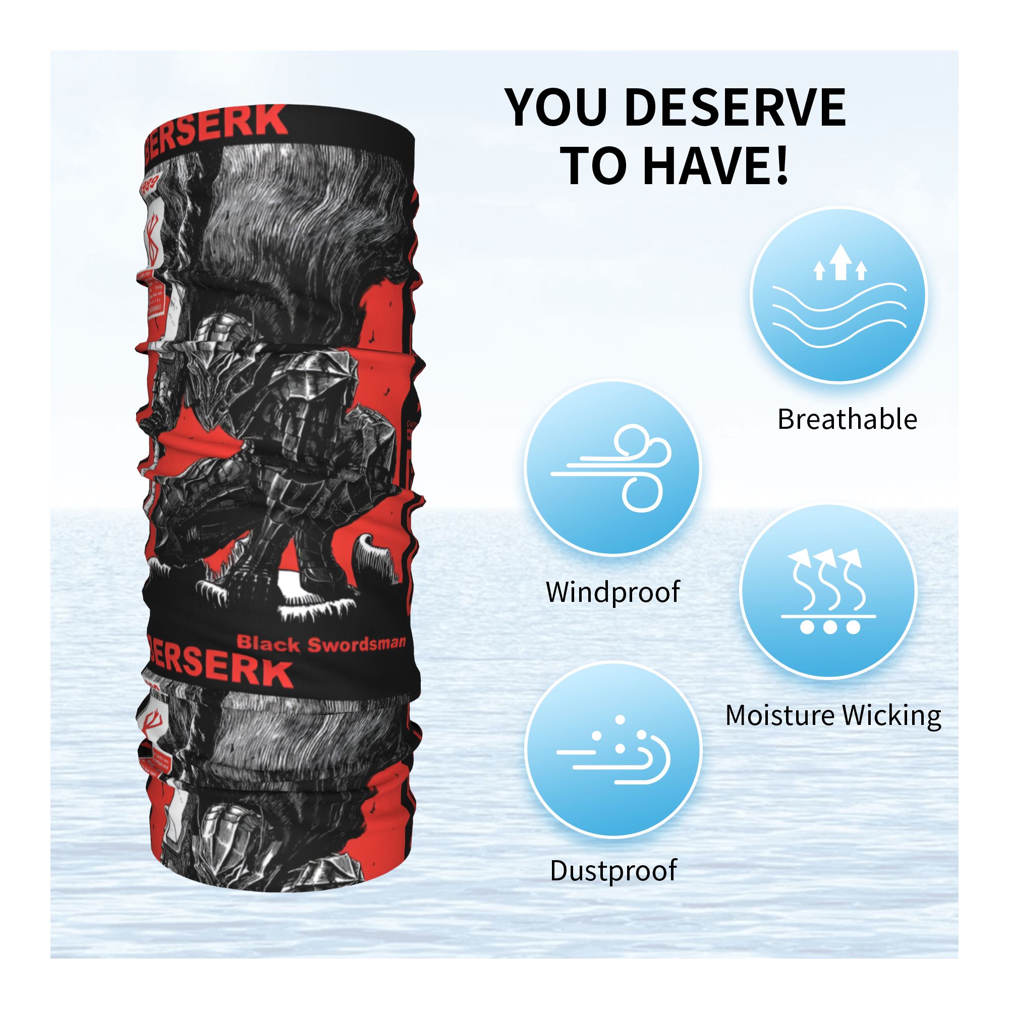 Custom B-Berserks Bandana Neck - Neck Gaiter Face Cover recension och pris