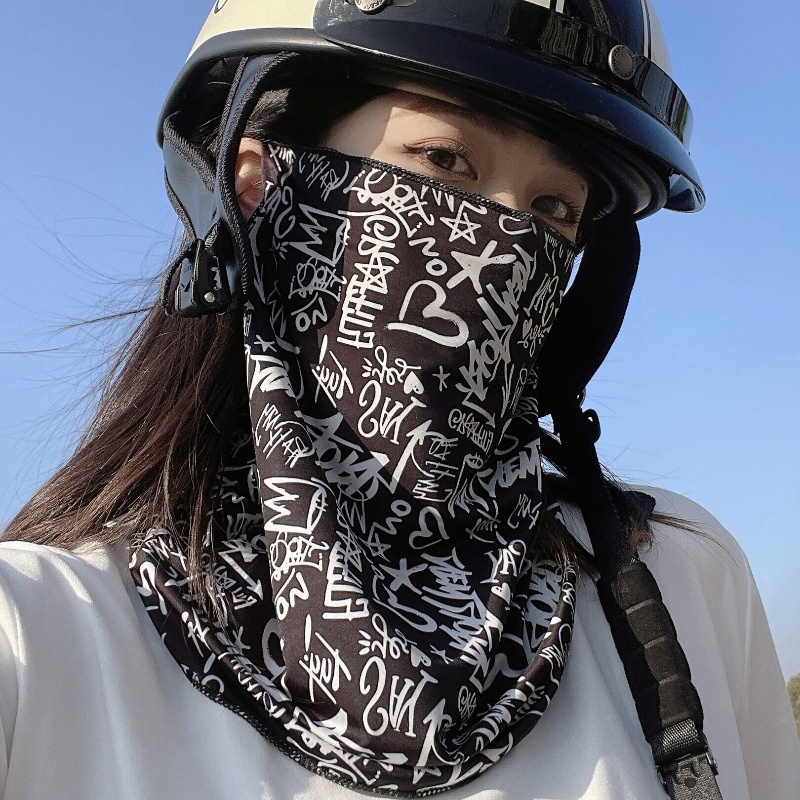 Full Face Cycling Mask Ice Sil - Sports Mask Breathable recension och pris