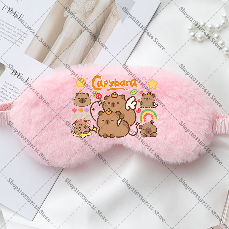 Capybara Girl Cartoon Sleep Ey - Kids Face Mask recension och pris