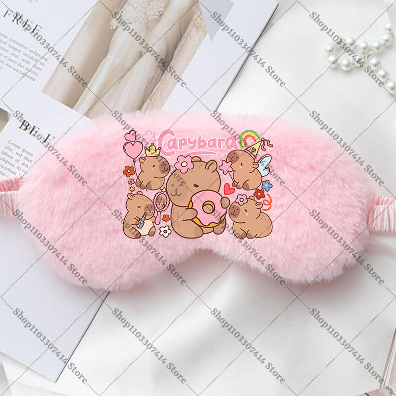 Capybara Girl Cartoon Sleep Ey - Kids Face Mask recension och pris