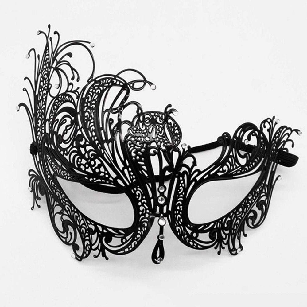 Venetian Halloween Half Face M - Mask Lanyard Adjustable recension och pris