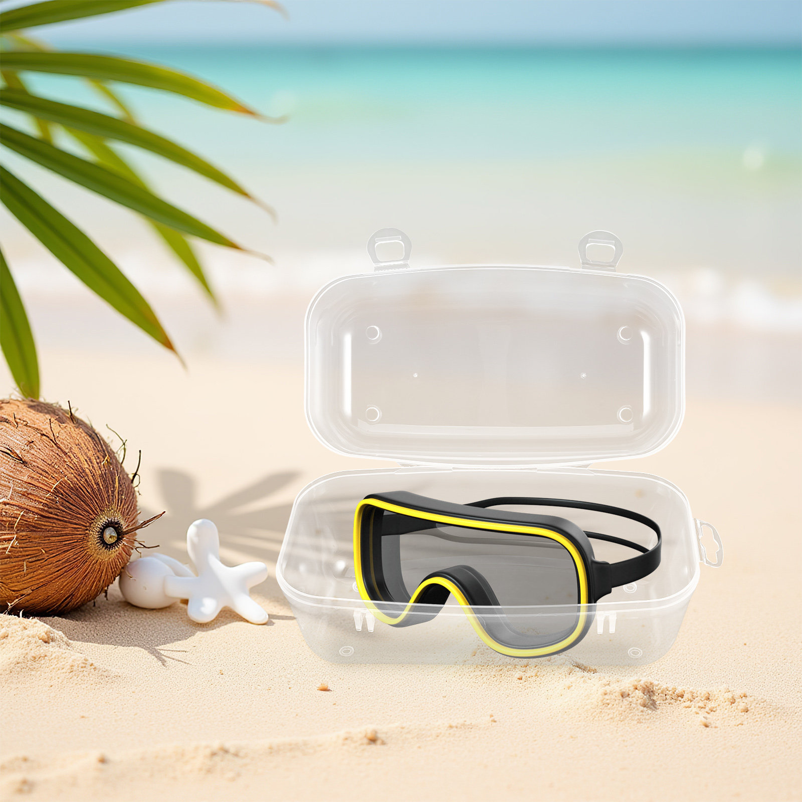 Diving Masks Case Portable Cle - Mask Case Hard Shell recension och pris