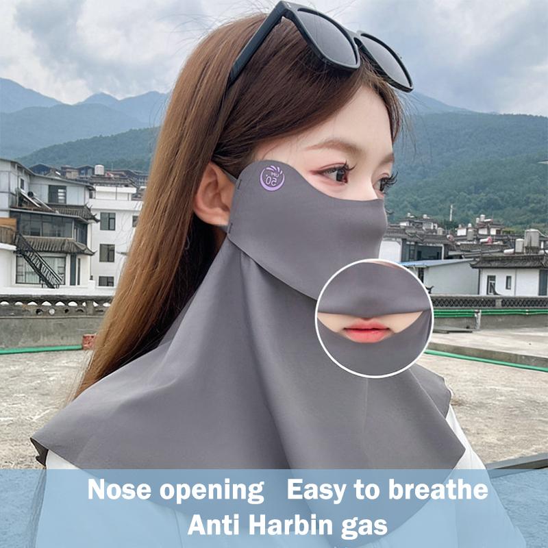 Summer Ice Silk Face Gini Full - Sports Mask Breathable recension och pris