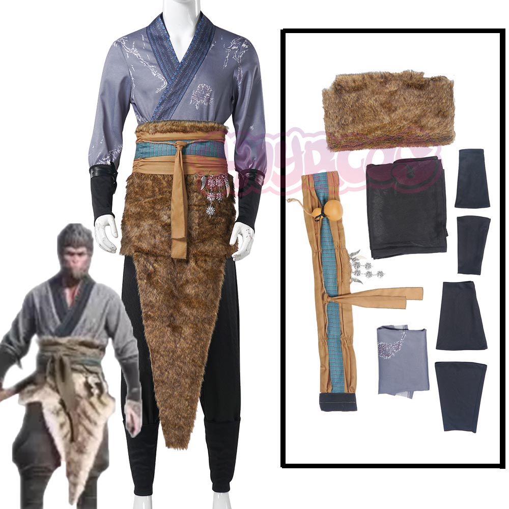 Black Myth Wukong Cosplay Cost - Black Face Mask Pack recension och pris