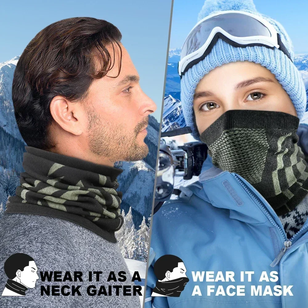 Winter Ring Tube Soft Bandana  - Neck Gaiter Face Cover recension och pris